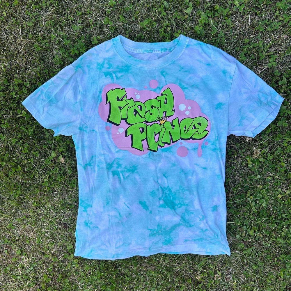 Fresh Prince Will Smith Bel Air Cotton Candy Tie Dye T-Shirt Tee 90s Graffiti Sm